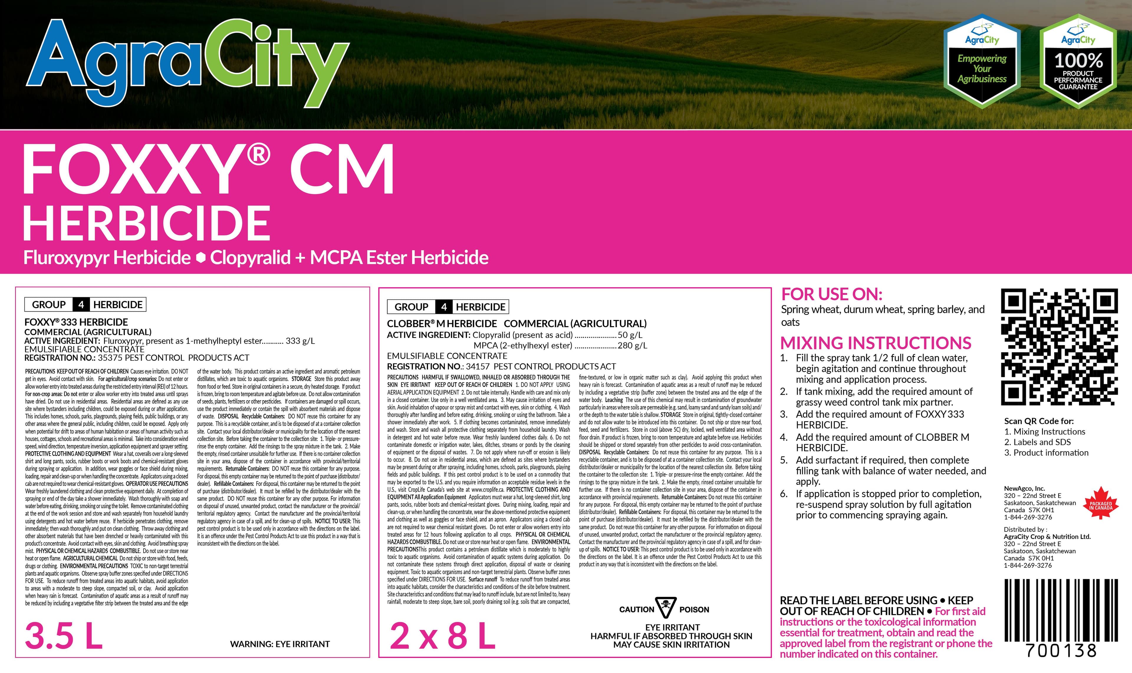 FOXXY® CM II HERBICIDE